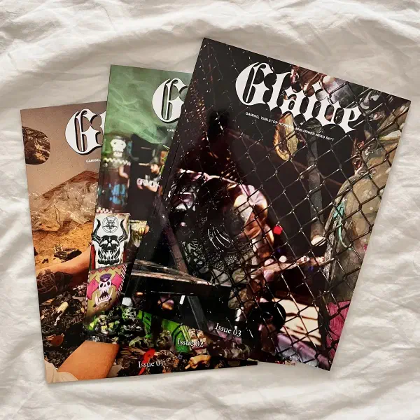 Three issues of Glaive magazine