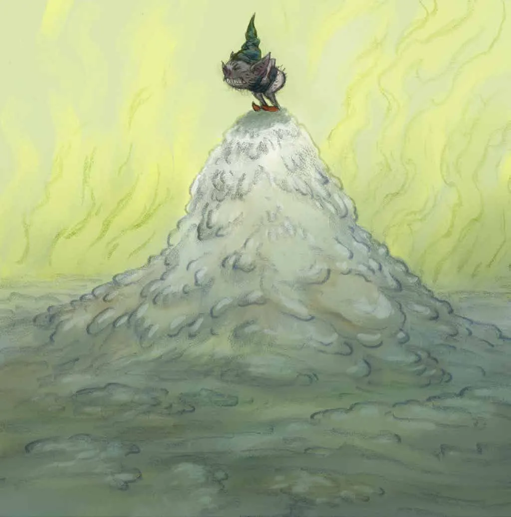 A Woodgrue dung heap