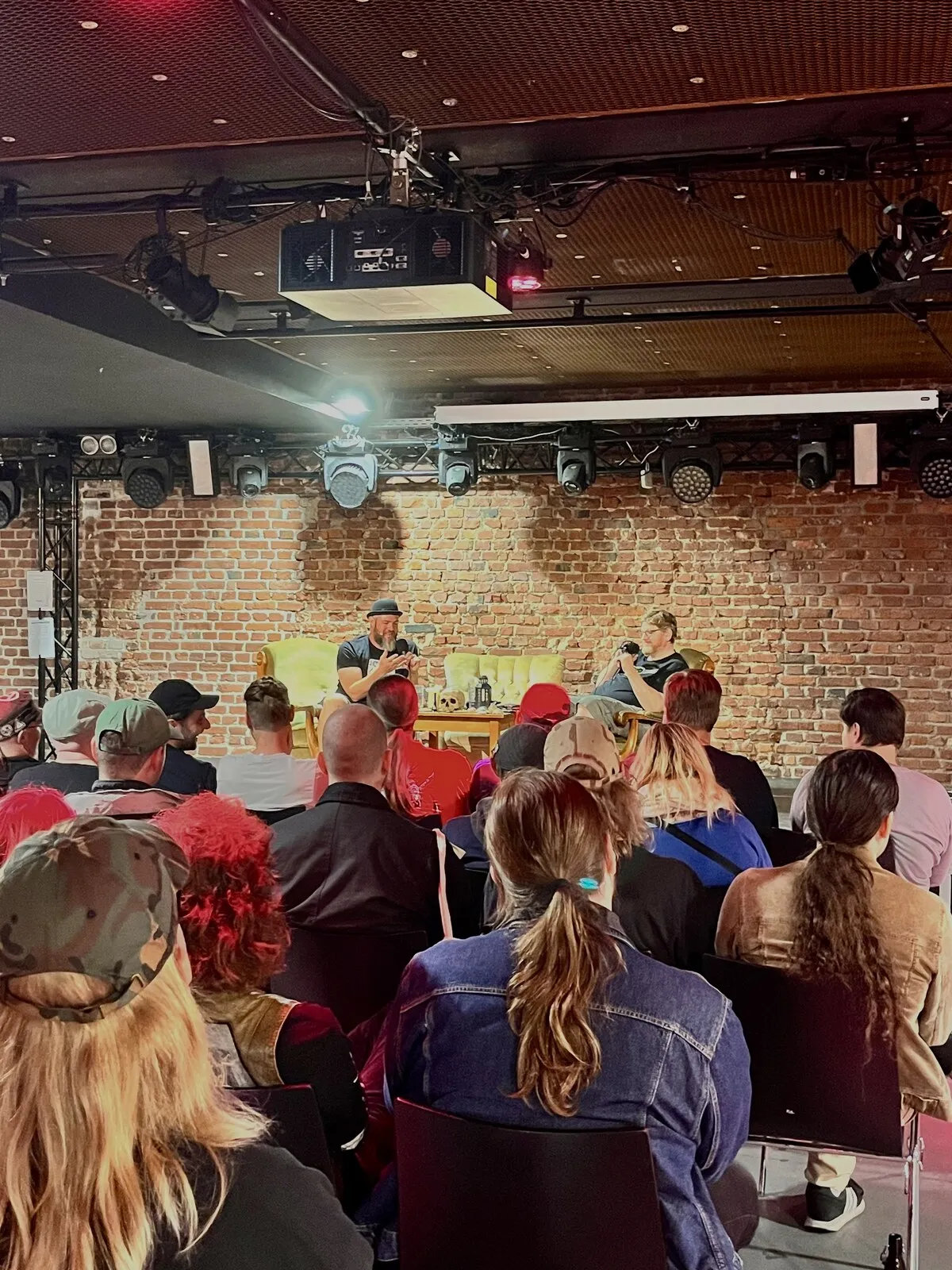 Live podcast